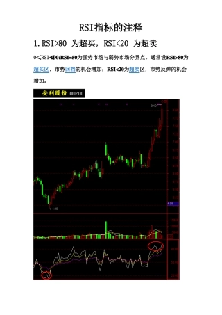 RSI指标选股秘笈