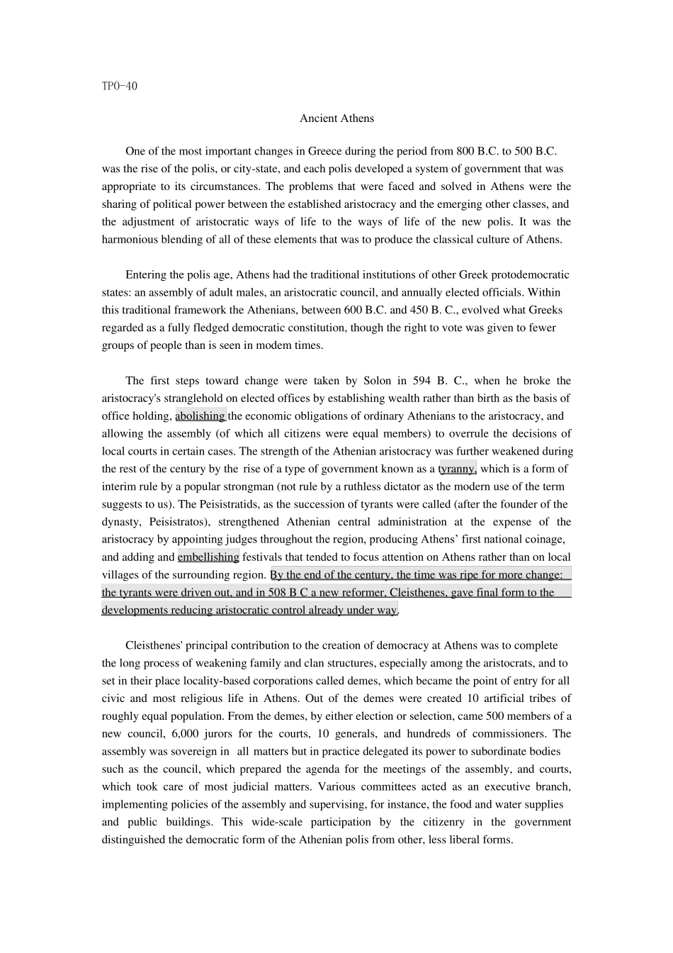 TPO40阅读文本答案翻译_第1页