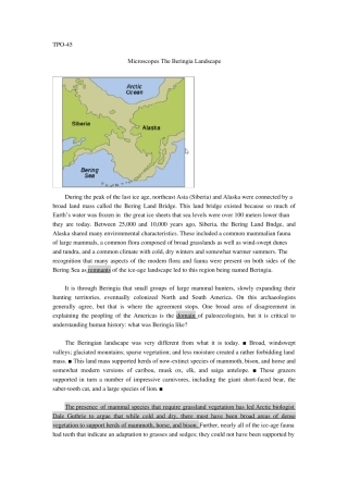 TPO45阅读文本答案翻译