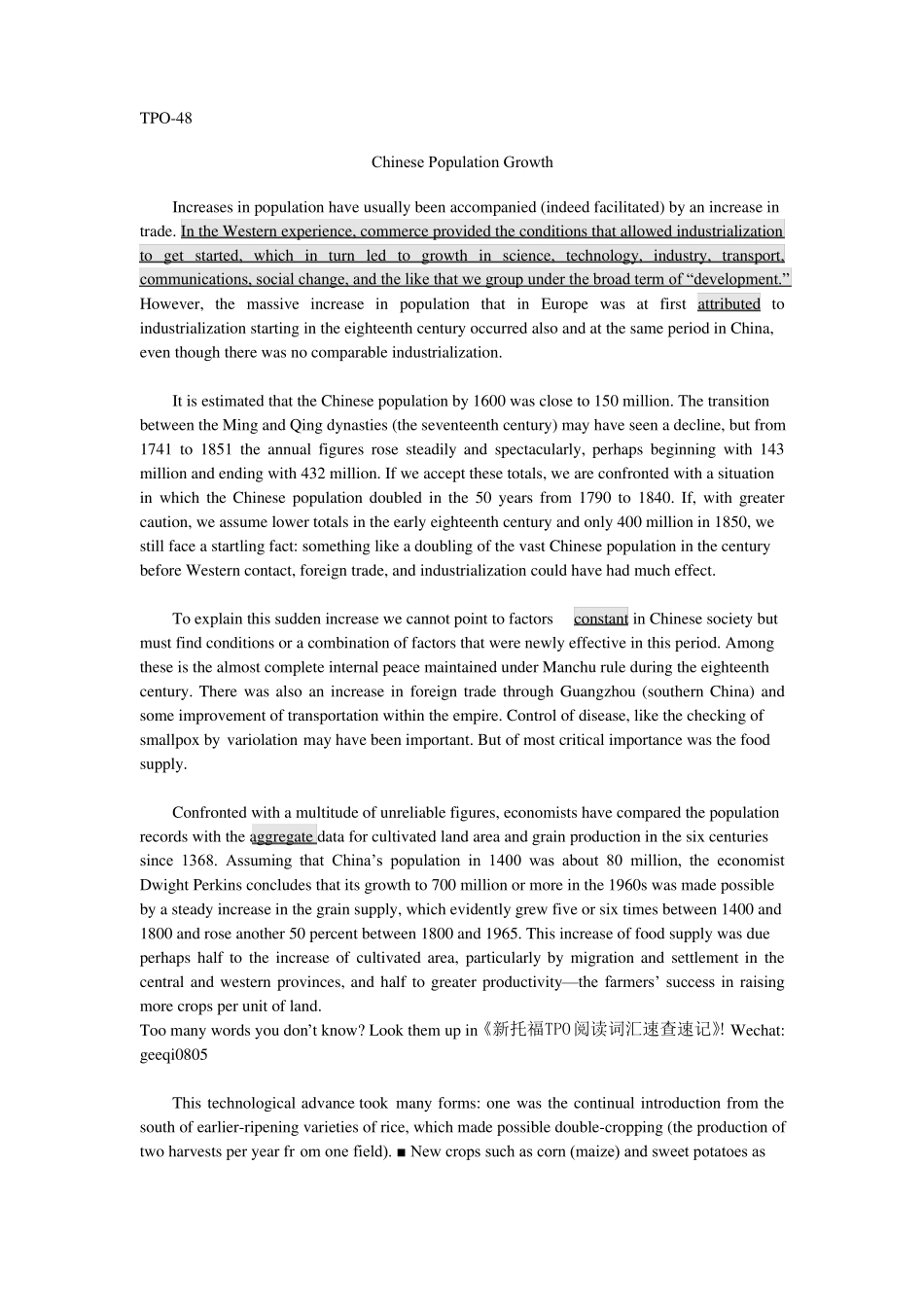 TPO48阅读文本答案翻译_第1页