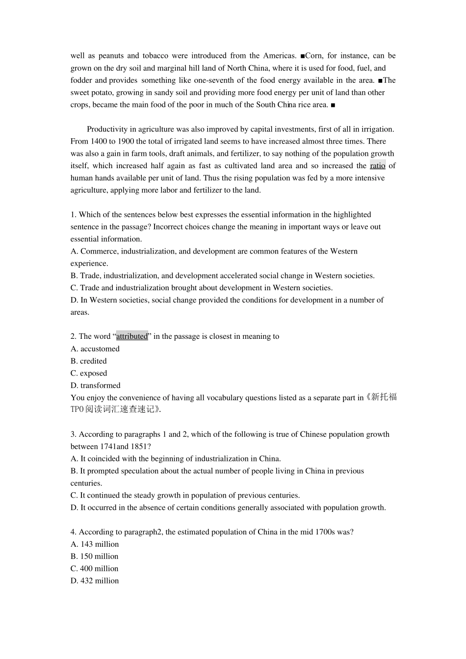 TPO48阅读文本答案翻译_第2页