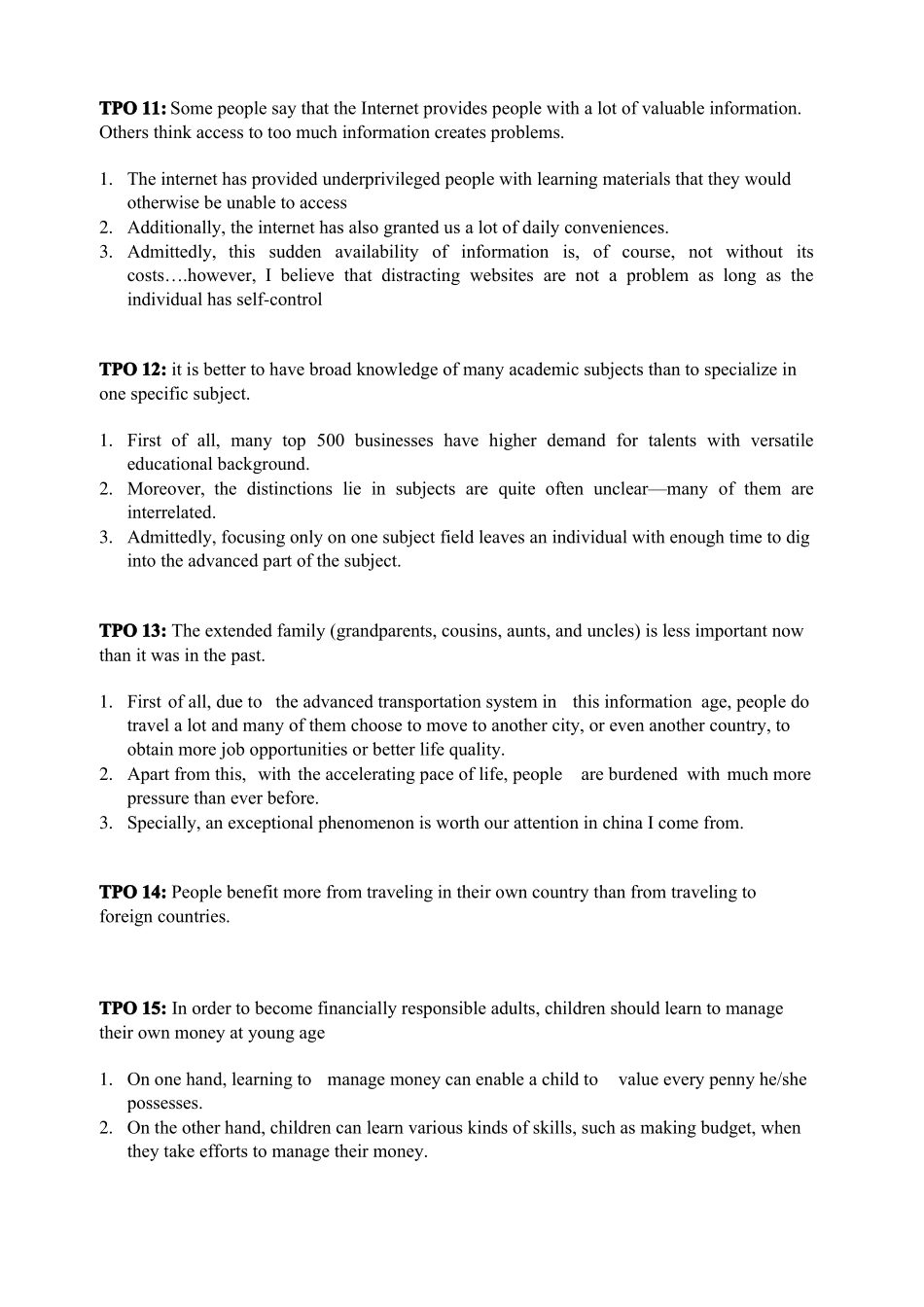 TPO54独立写作题目汇总_第3页