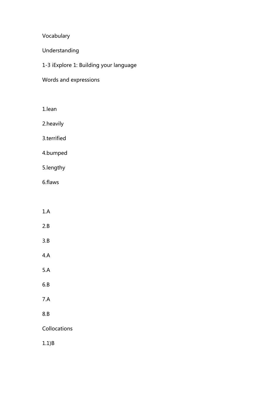 U校园新一代大学英语基础篇综合教程2unit1答案_第2页