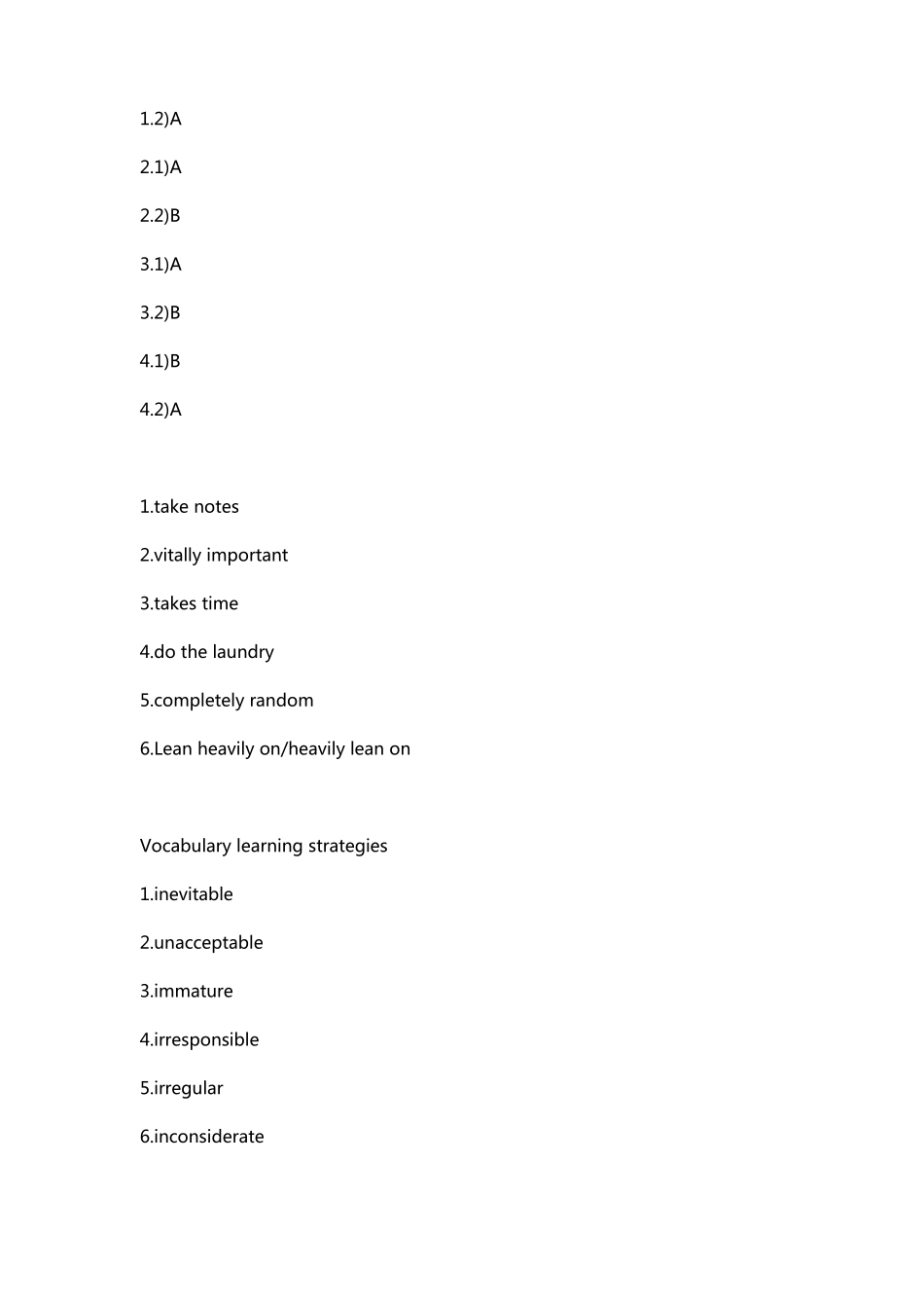 U校园新一代大学英语基础篇综合教程2unit1答案_第3页