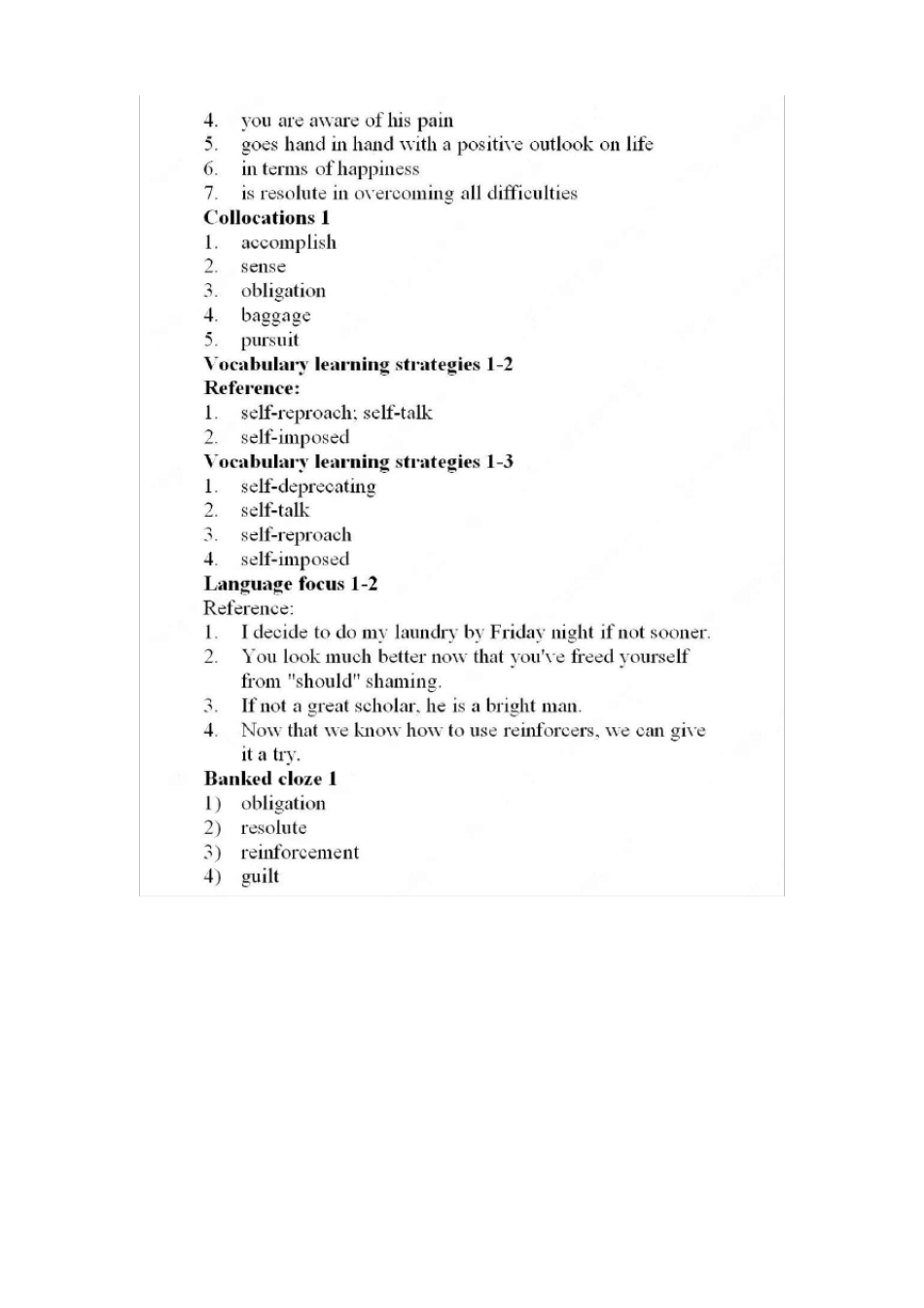 U校园新一代大学英语提高篇综合教程1unit2答案_第2页