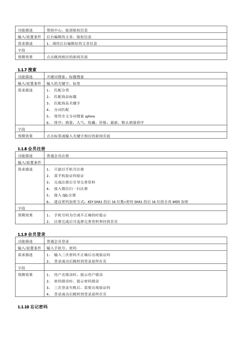 XXX电商O2O平台需求文档_第3页