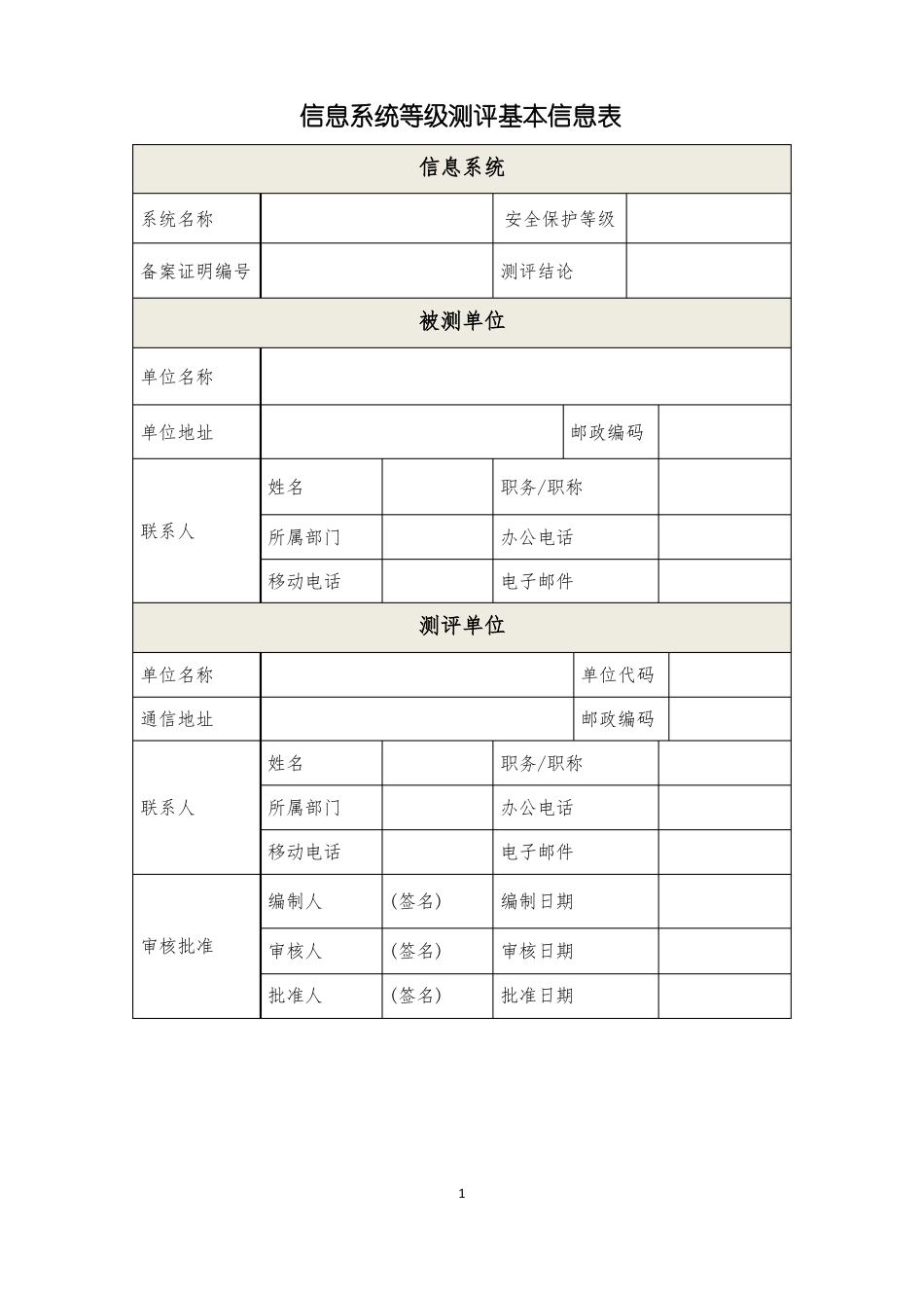 XX信息系统安全等级测评报告模板_第3页