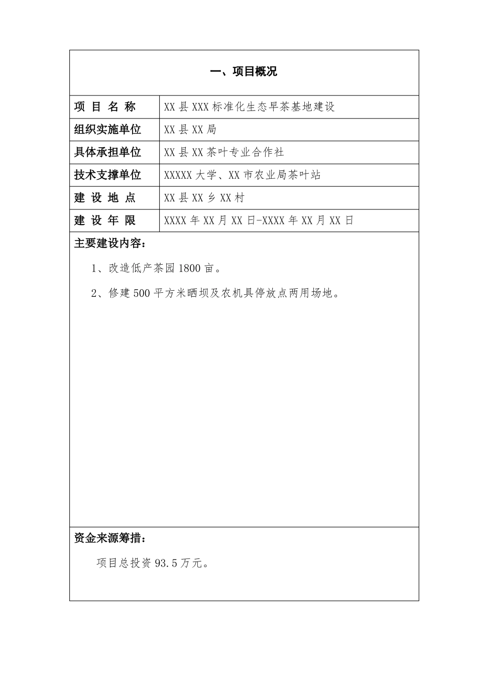 XX茶叶标准化实施方案_第2页