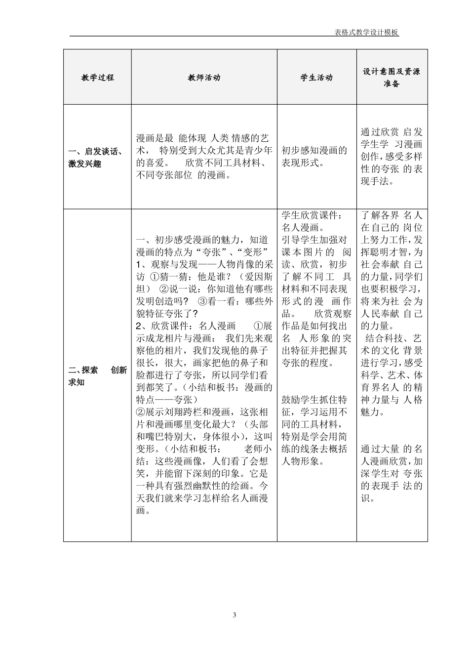 _美术_教学设计方案模板_第3页
