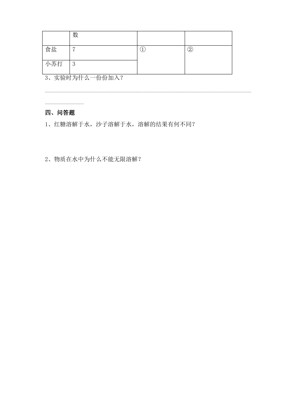 【科学】教科版小学科学三年级上册：5水能溶解多少物质同步练习_第2页