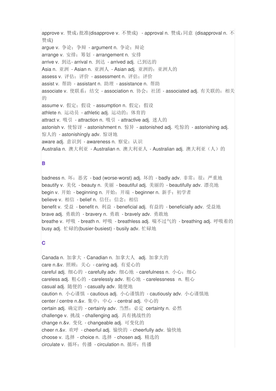【精准语法】语法填空必备词汇_第2页