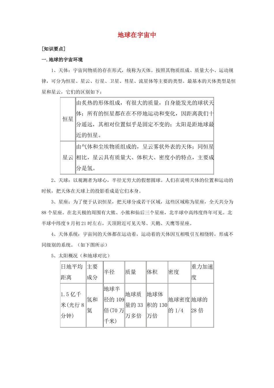【课外阅读】地球_第1页