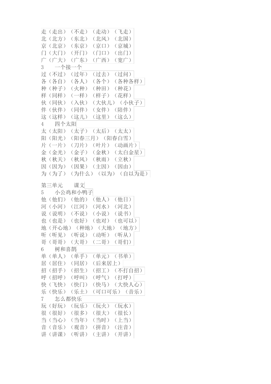 一下词语表全_第2页