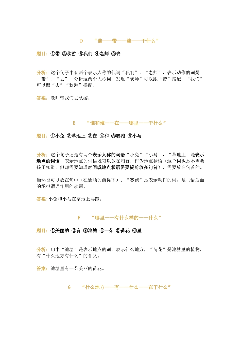 一二年级连词成句小妙招,附练习题_第2页