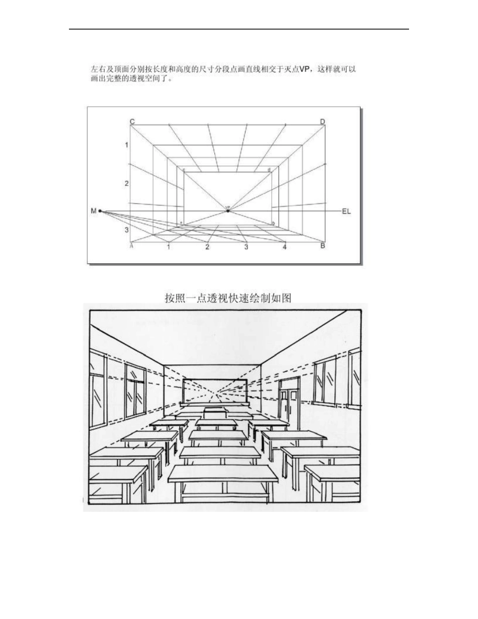 一点两点透视画法经典_第3页