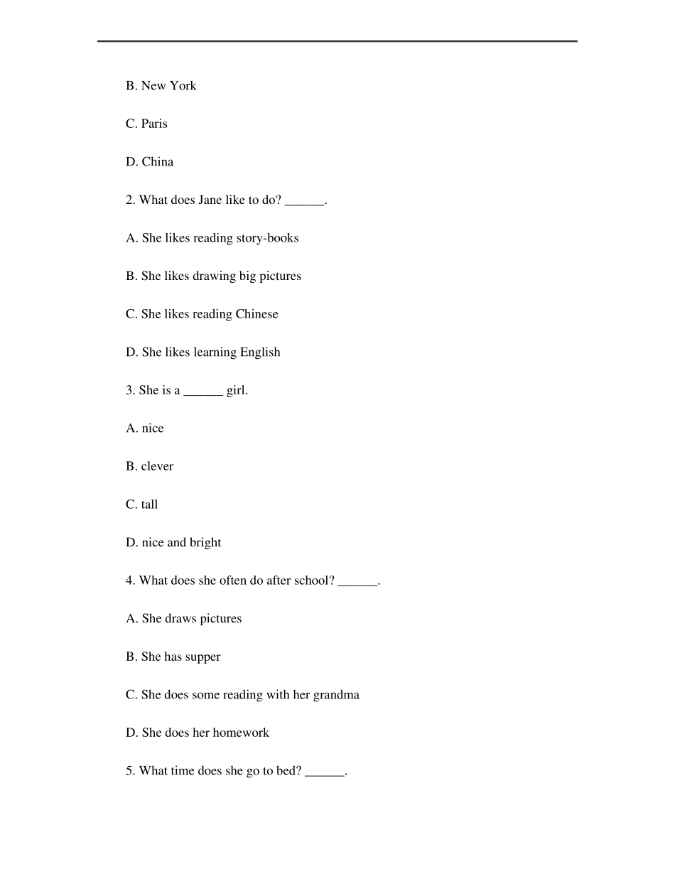 七年级英语阅读训练剖析_第3页