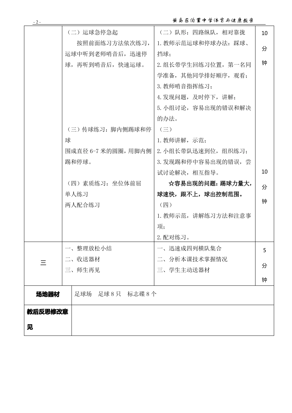 七年级足球教案_第2页