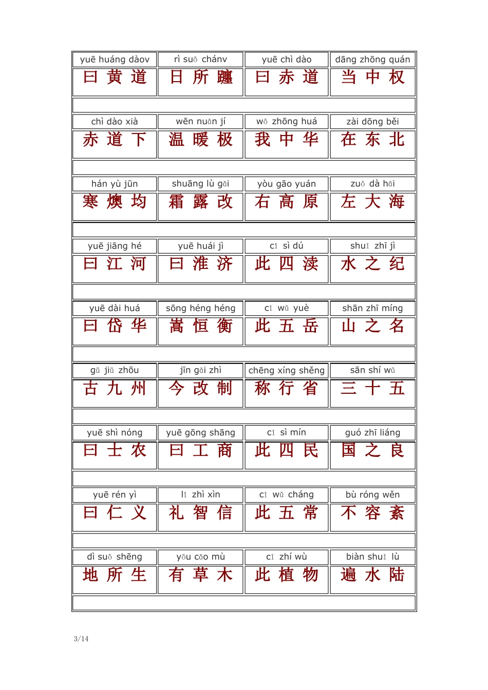 三字经带拼音_第3页