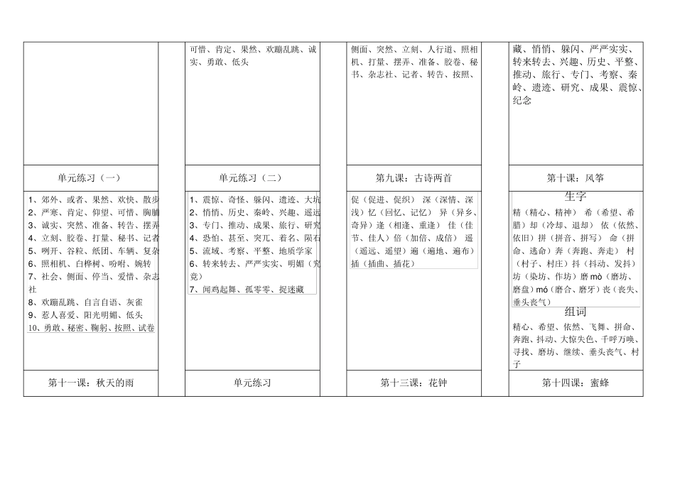 三年级语文生字表_第2页