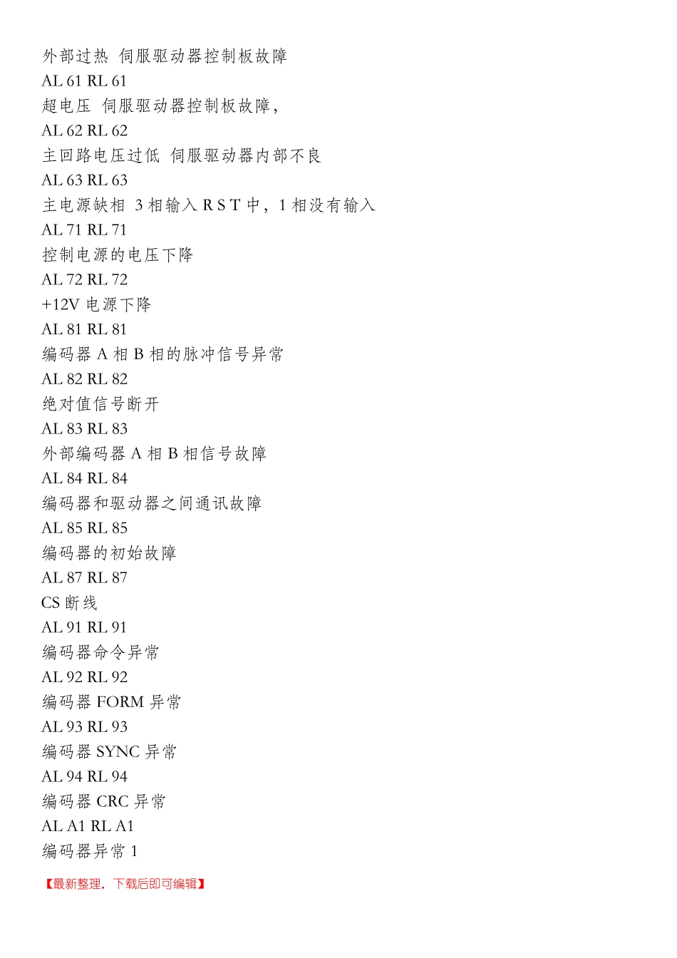 三洋驱动器故障完整资料_第2页