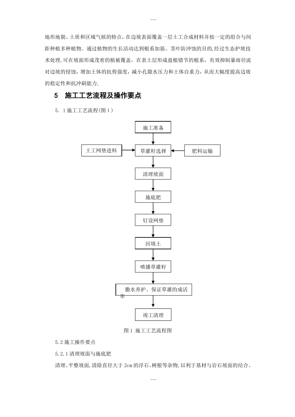 三维土工网垫植草灌护坡施工工法_第2页
