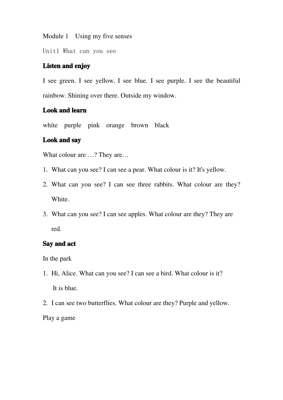 上海牛津版二年级下册英语全册教材内容_第1页