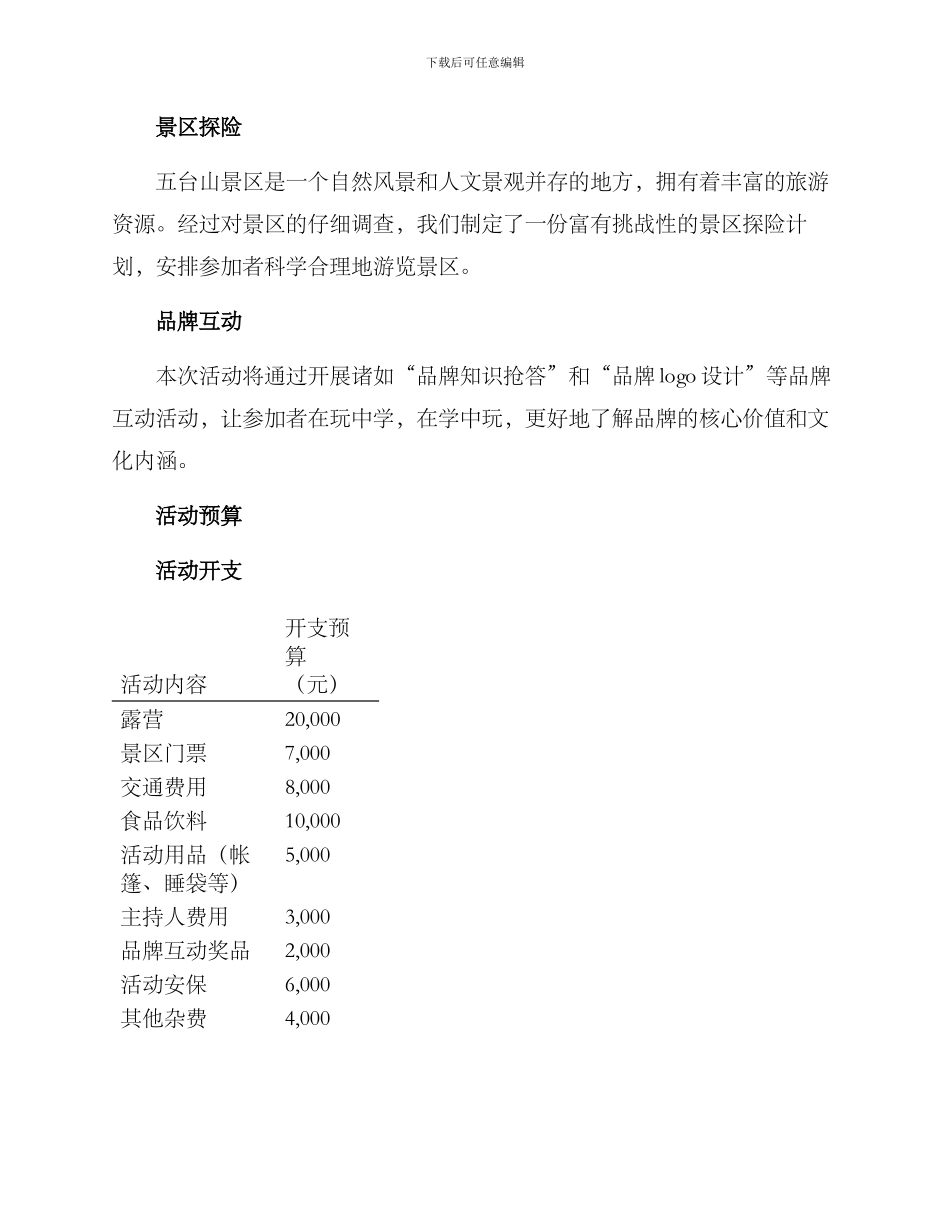 品牌露营策划方案_第2页