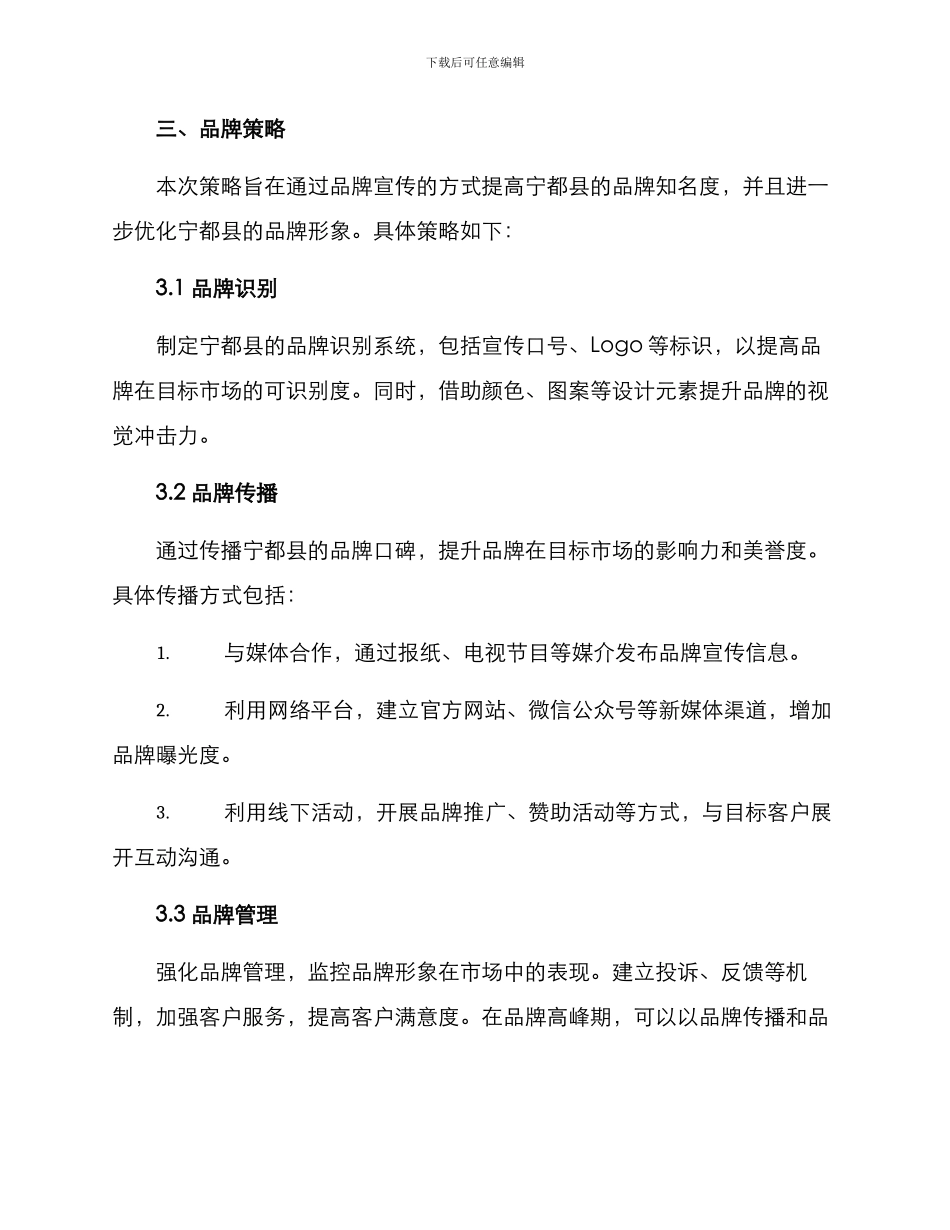 宁都品牌营销策划方案_第3页
