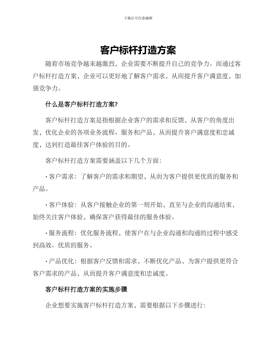 客户标杆打造方案_第1页