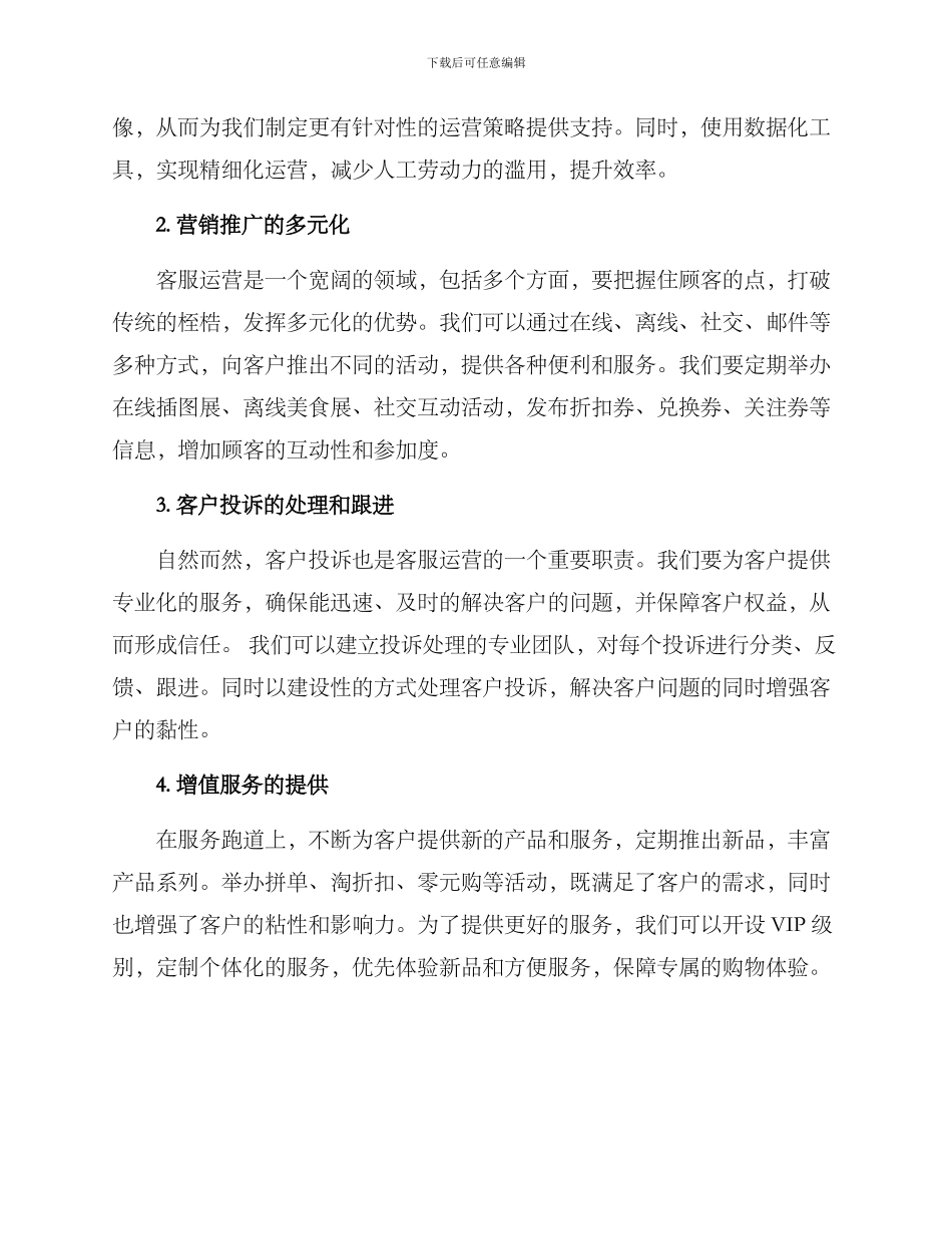 客服运营策划方案_第2页