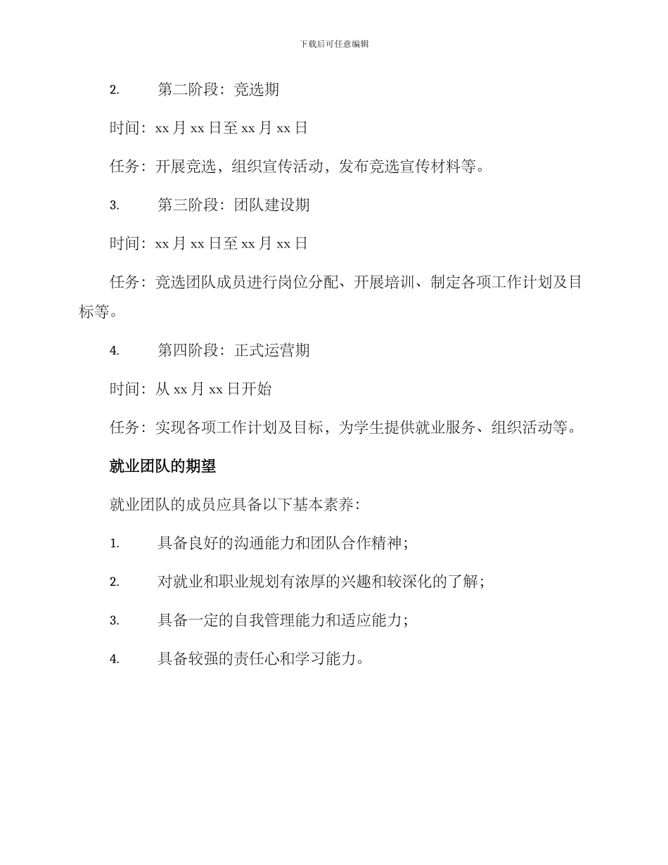 就业团队竞选方案_第3页