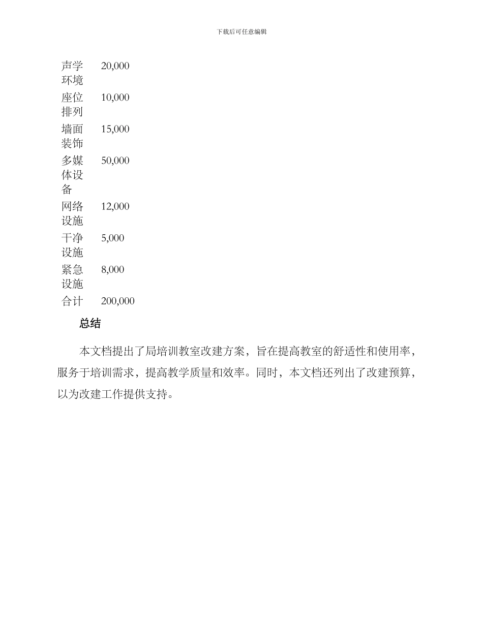 局培训教室改建方案_第3页