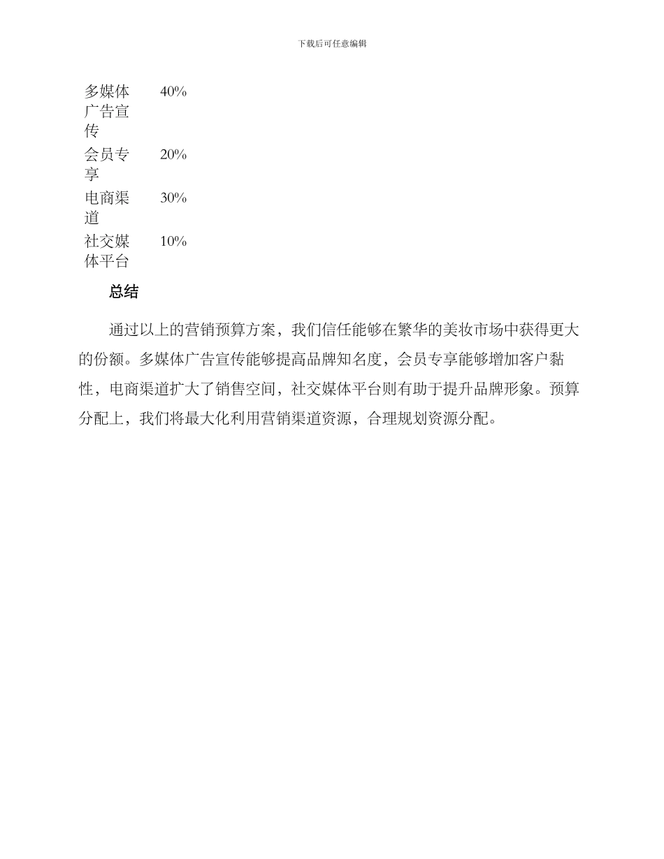 屈臣氏营销预算方案_第3页