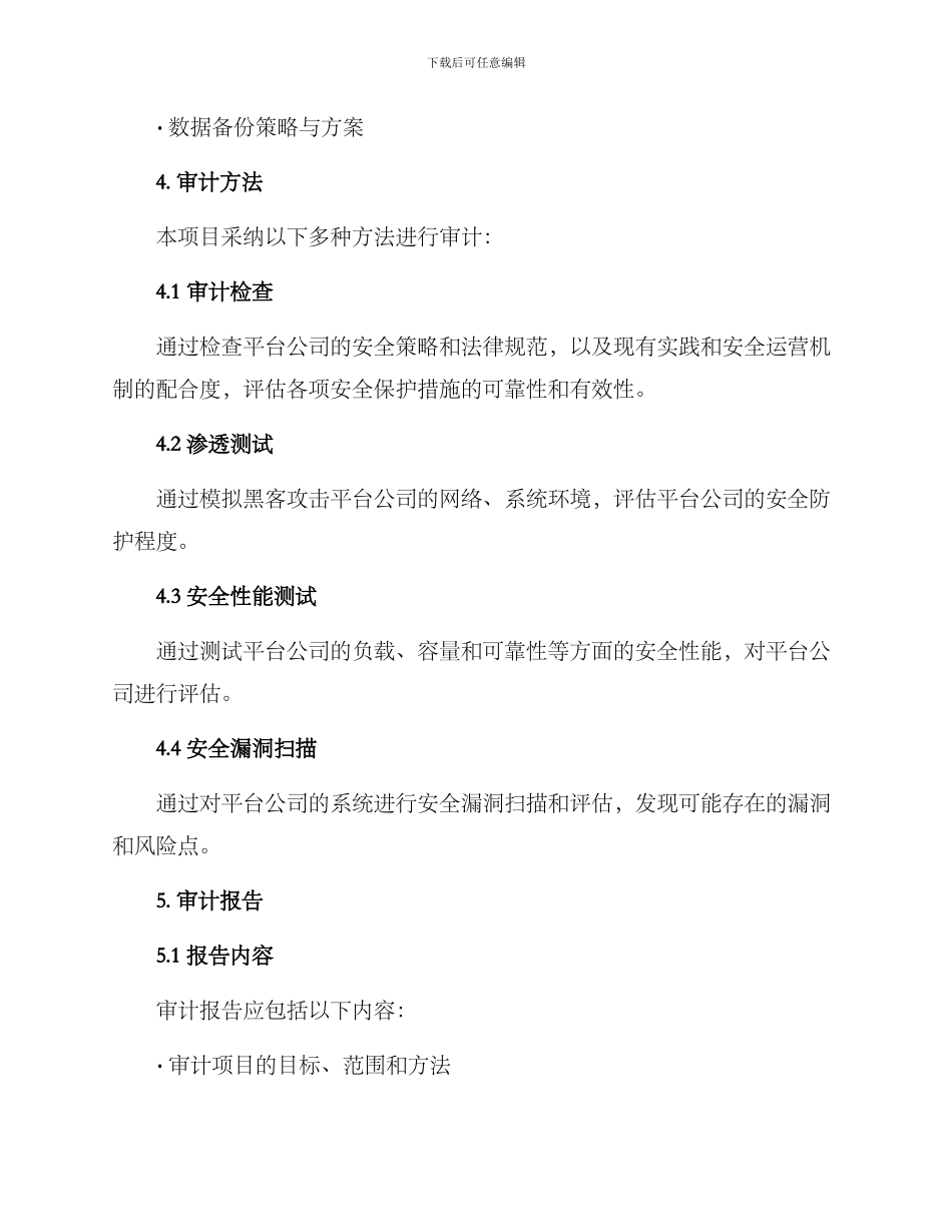 平台公司项目审计方案_第3页