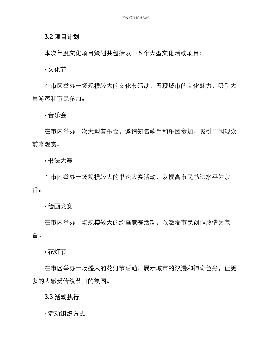 年度文化项目策划方案_第2页