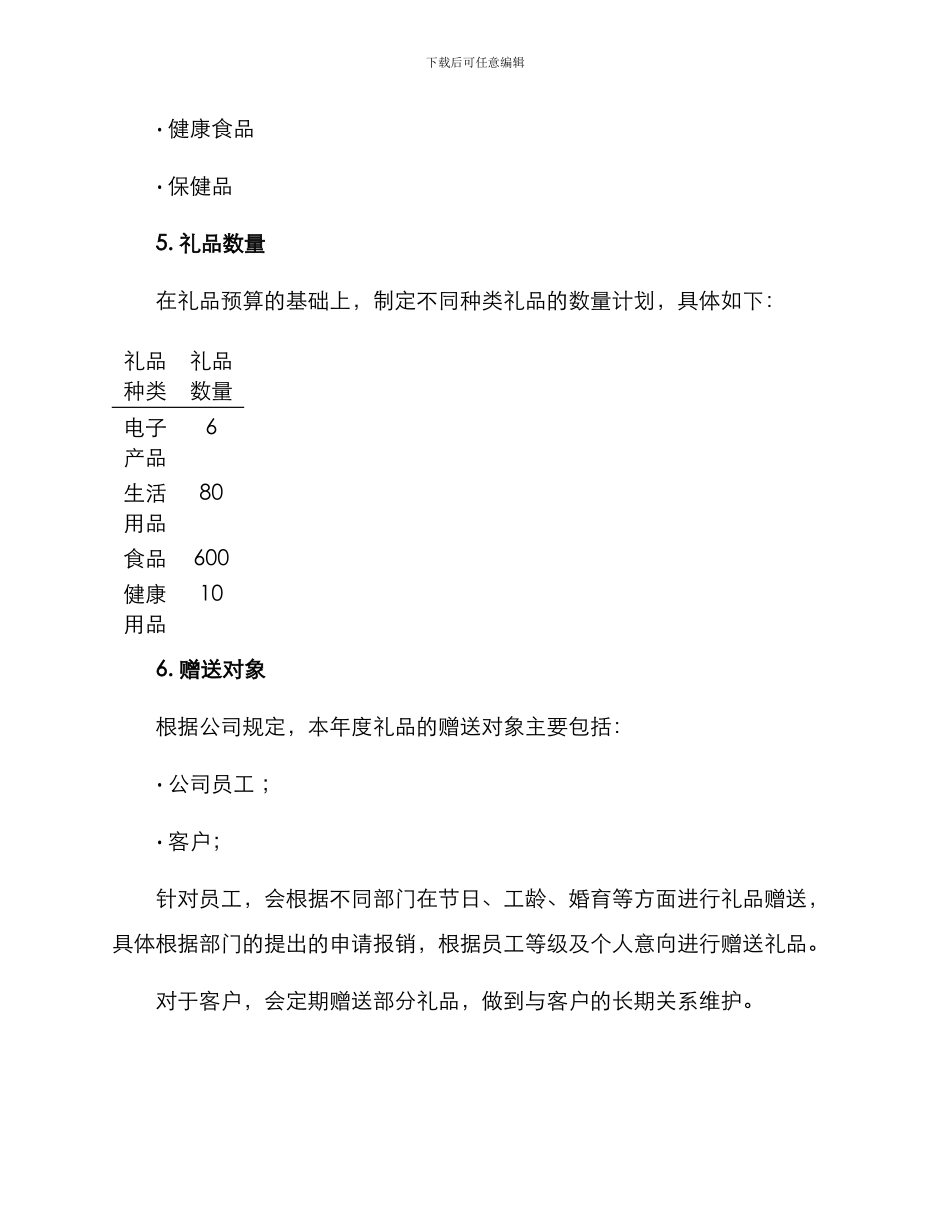 年度礼品规划方案_第3页