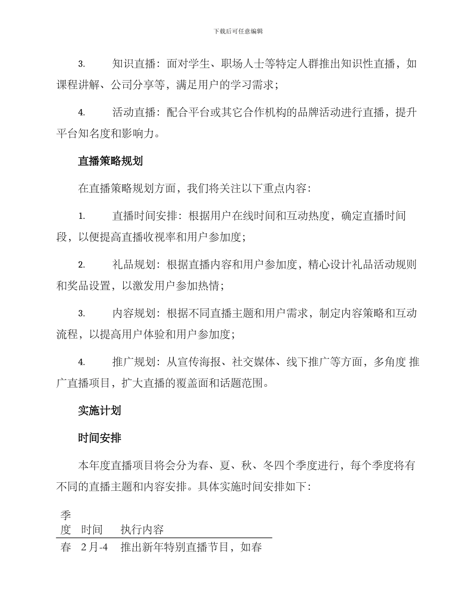 年度直播规划方案_第2页
