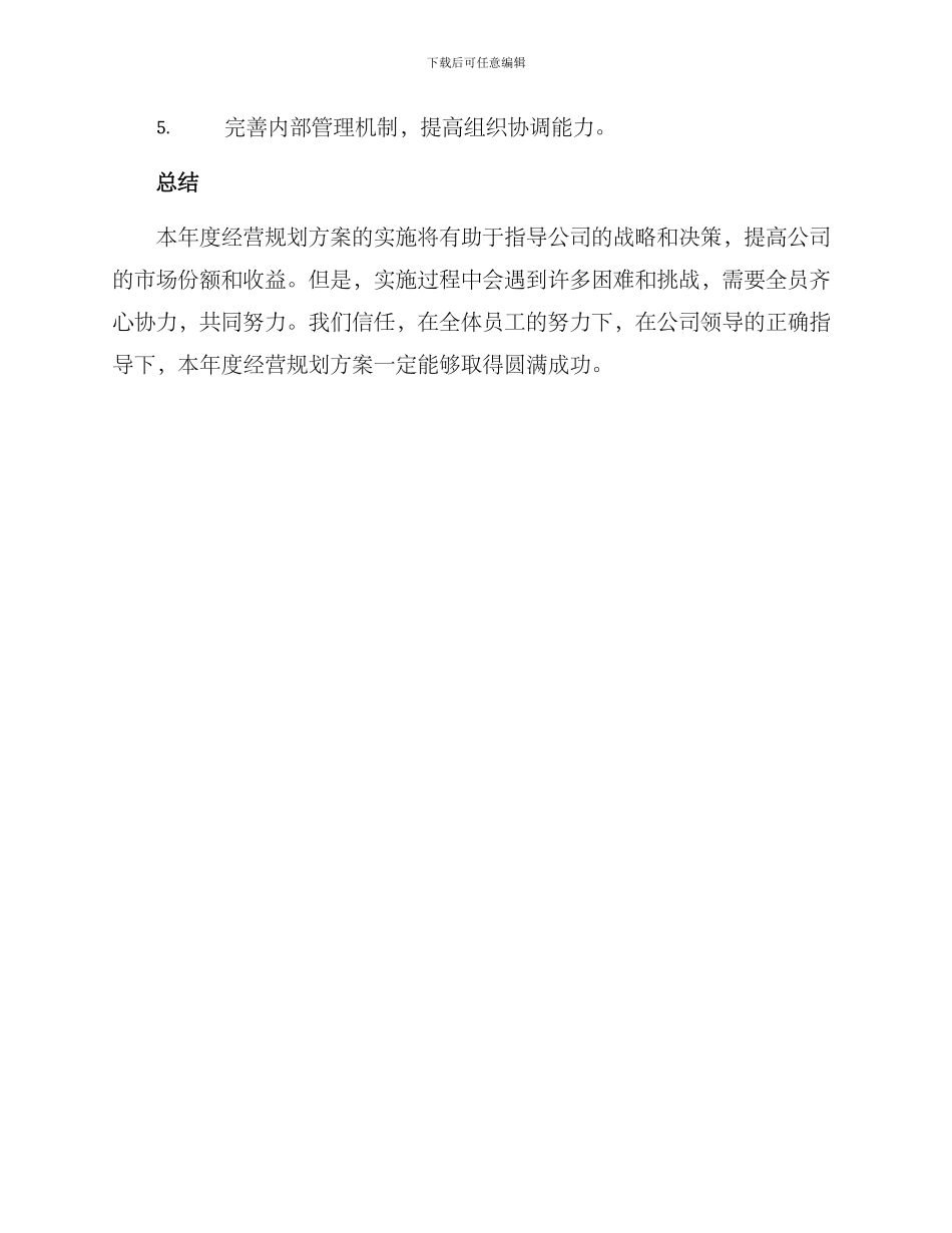 年度经营规划方案_第3页