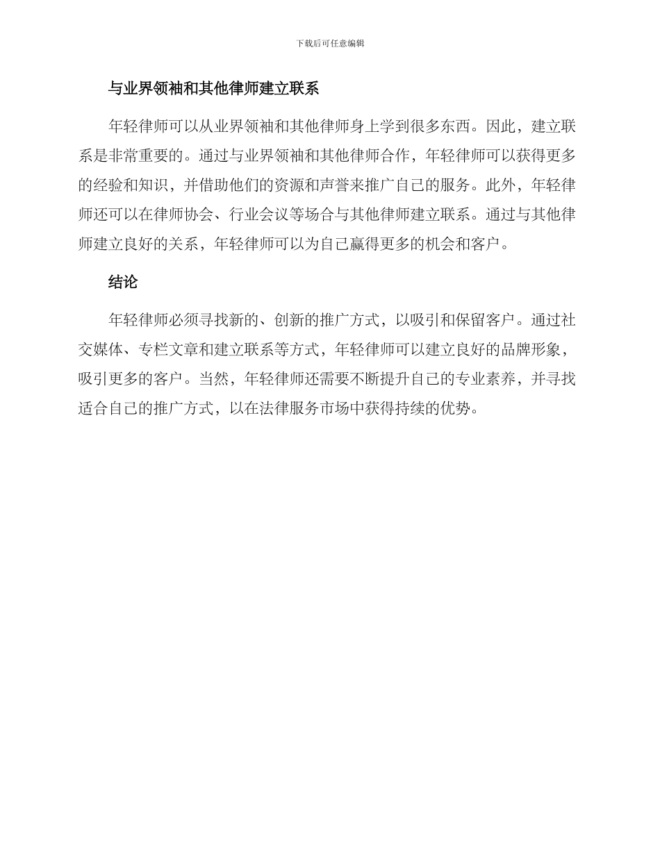 年轻律师推广方案_第2页