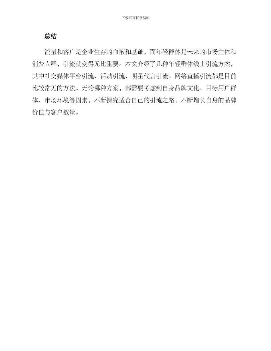 年轻群体线上引流方案_第3页