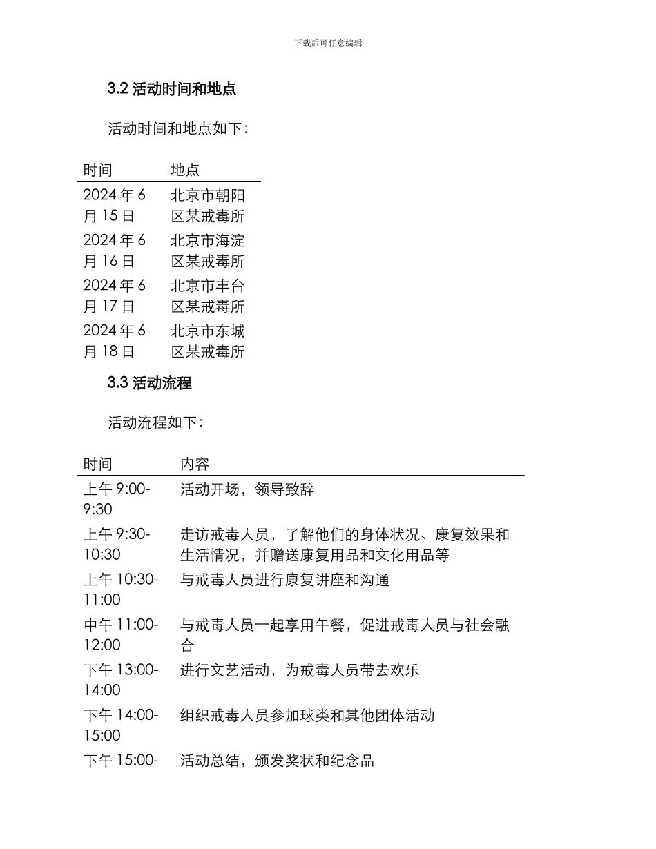 戒毒人员走访活动方案_第2页