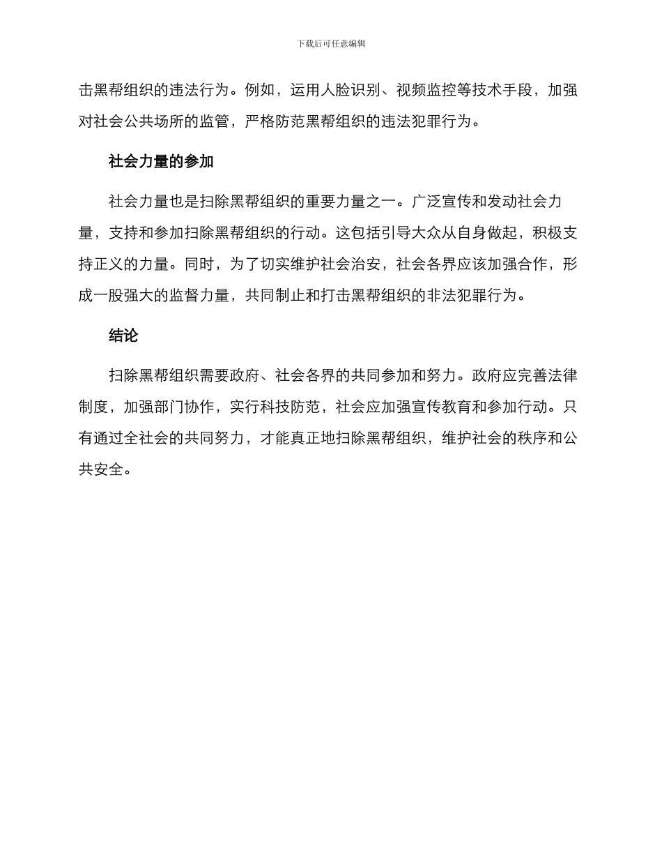 扫除黑帮组织方案_第2页