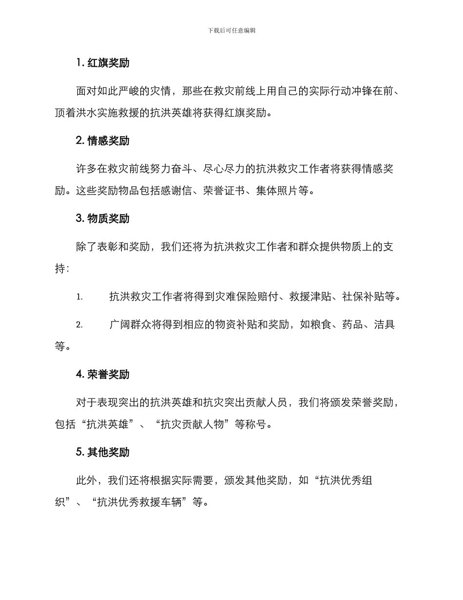 抗洪奖励方案_第2页