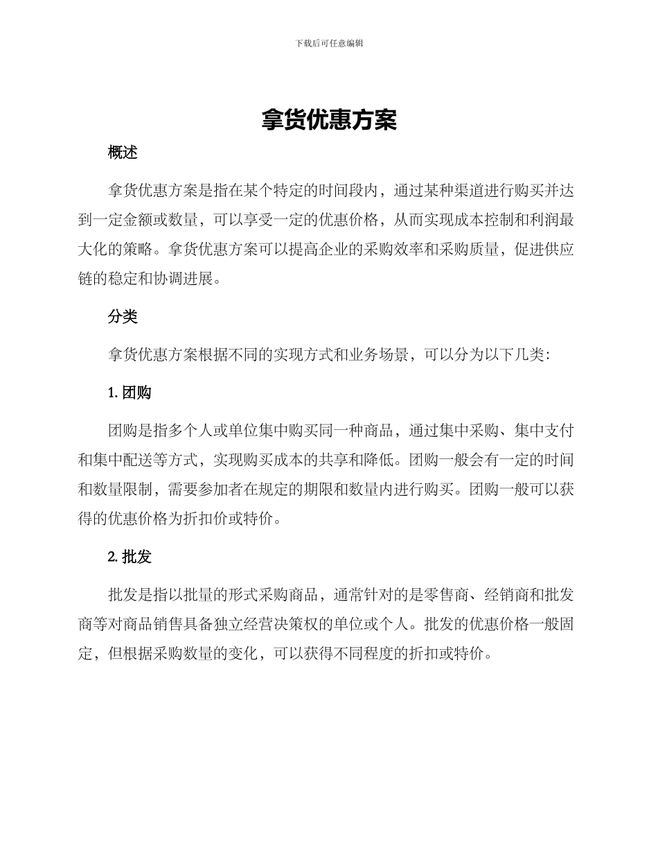 拿货优惠方案_第1页