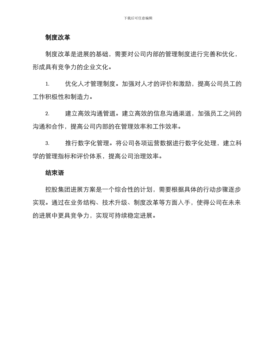 控股集团发展方案_第3页