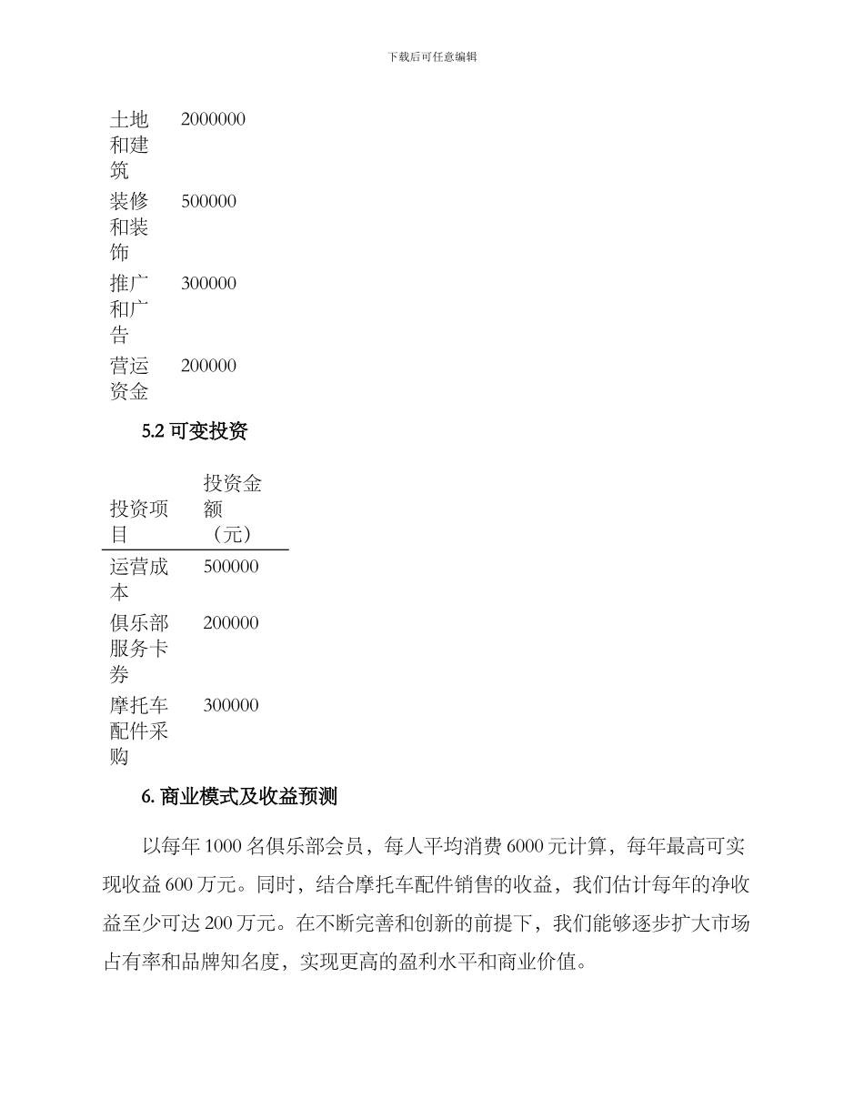 摩托俱乐部招商方案_第3页