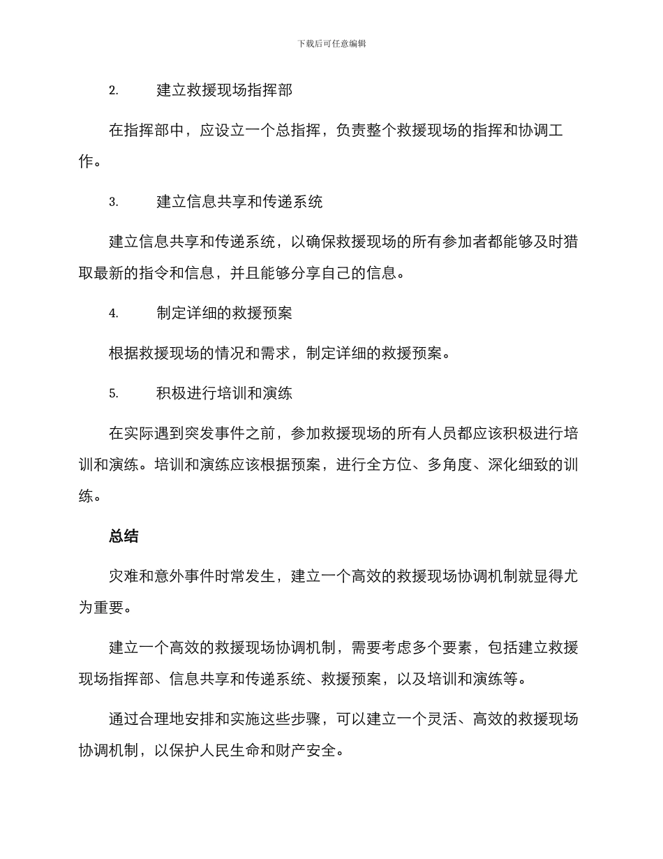 救援现场协调机制方案_第3页