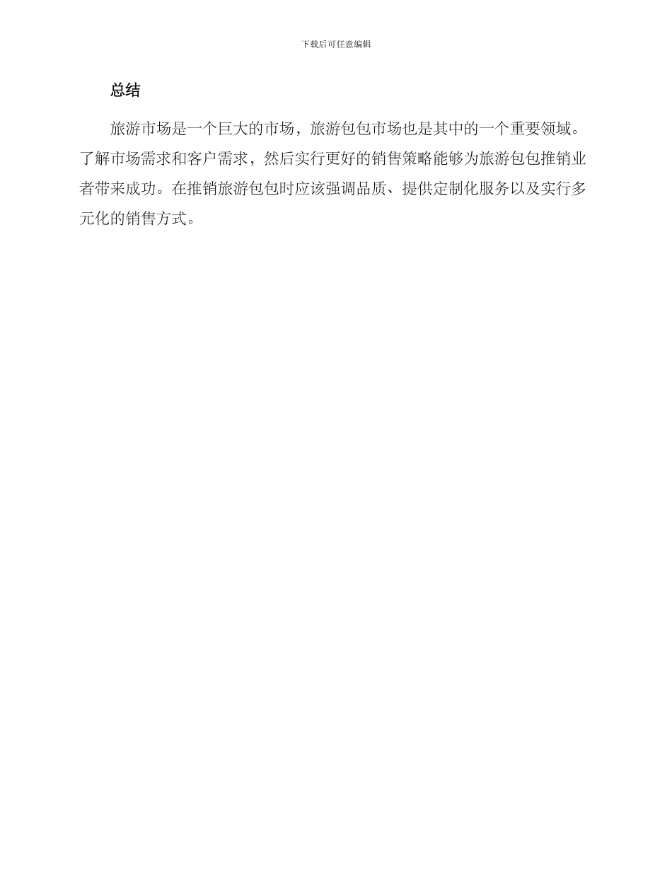 旅游包包推销方案_第3页
