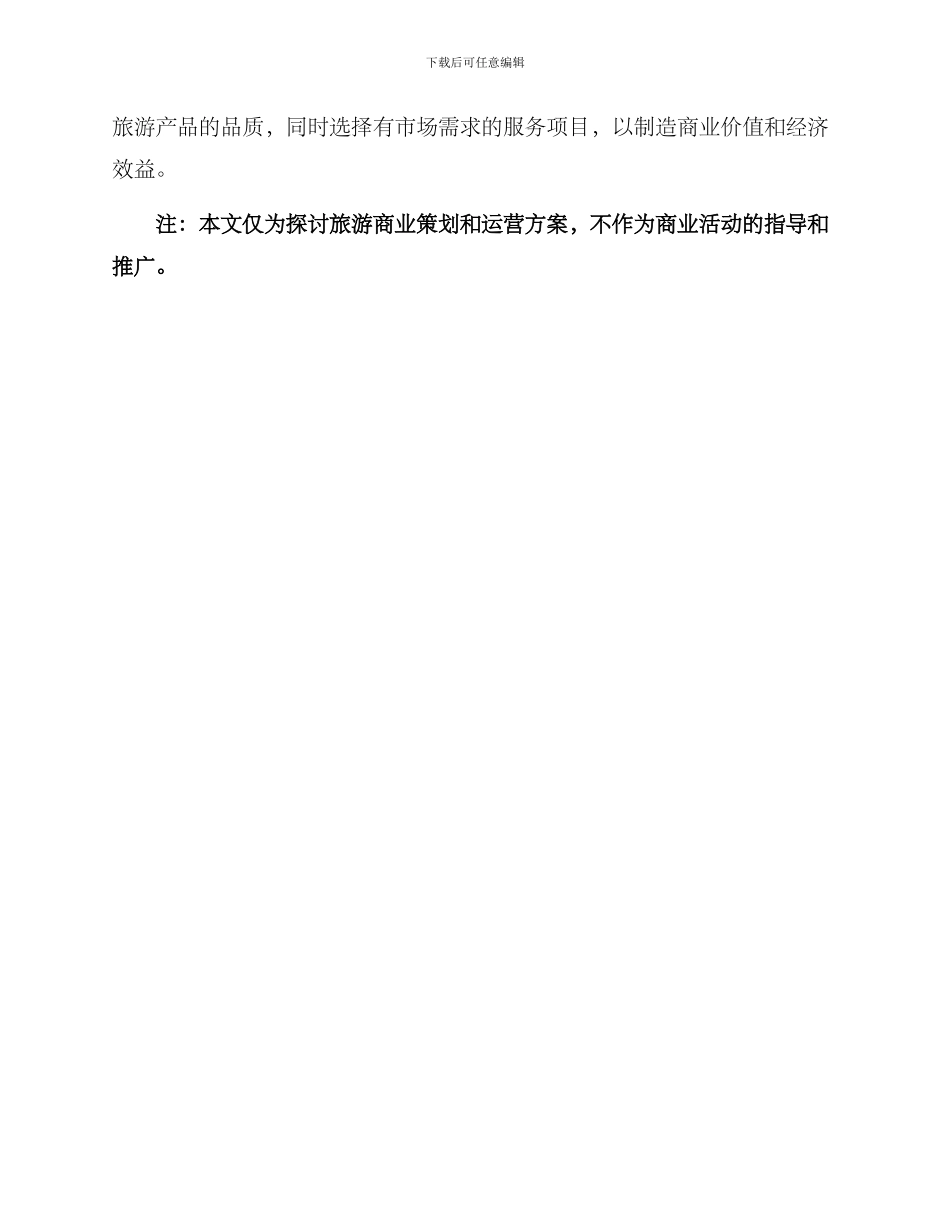 旅游商业策划运营方案_第3页