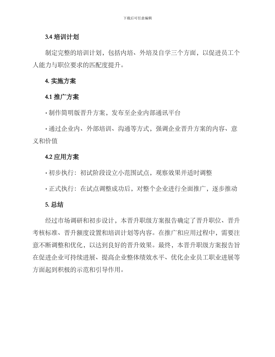 晋升职级方案报告_第3页